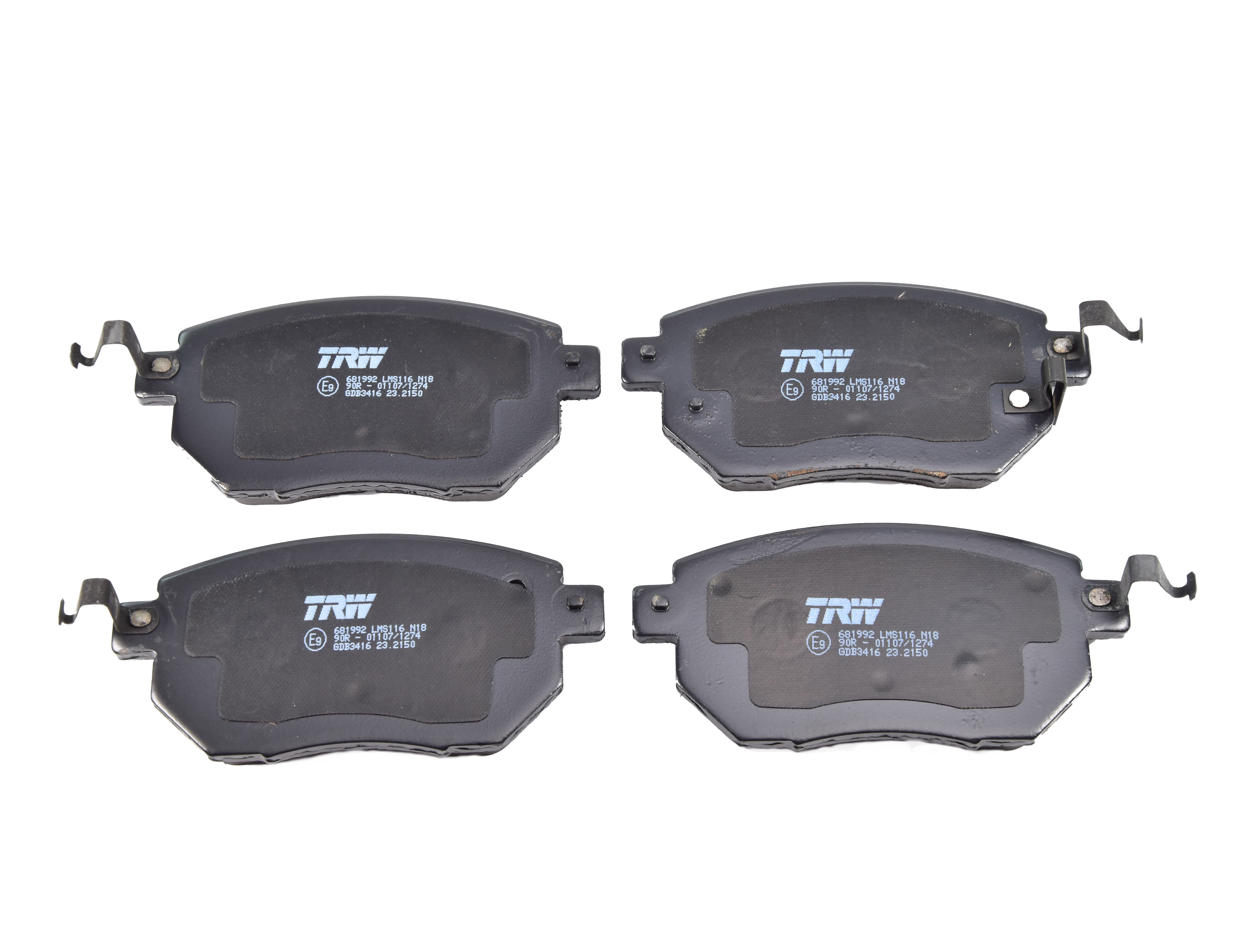 

TRW GDB3416 Тормозные колодки