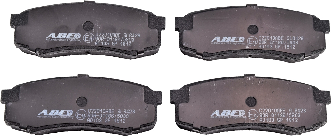 

Abe C22010ABE Тормозные колодки
