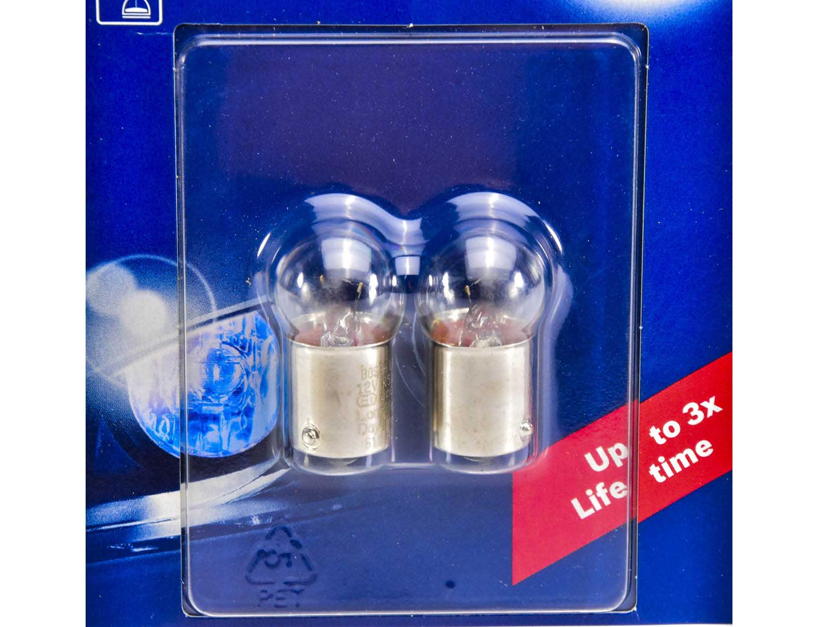 

Автолампа Bosch 1987301058 Longlife Daytime R5W BA15s 5 W прозрачная