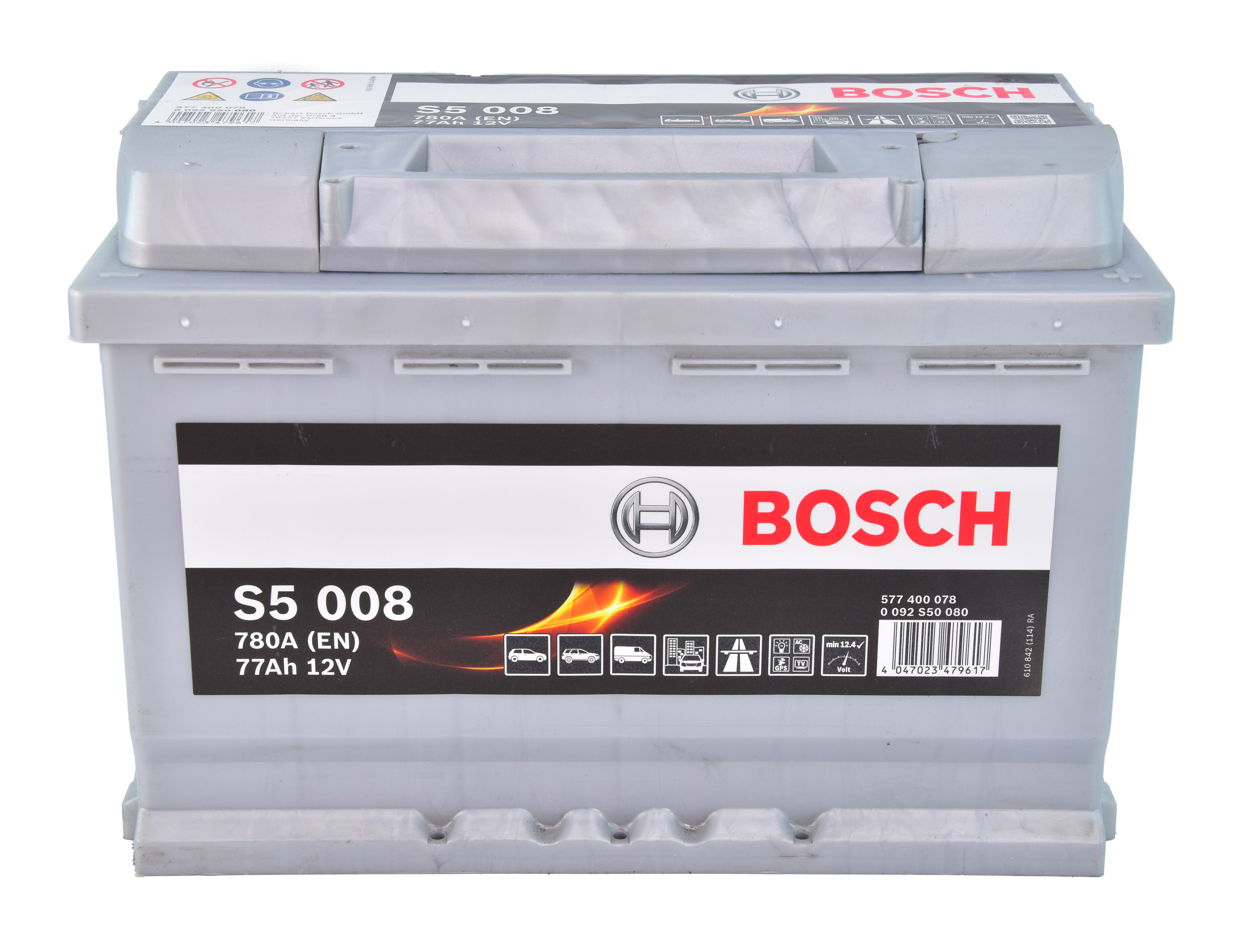 

Аккумулятор Bosch 6 CT-77-R S5 Silver Plus 0092S50080