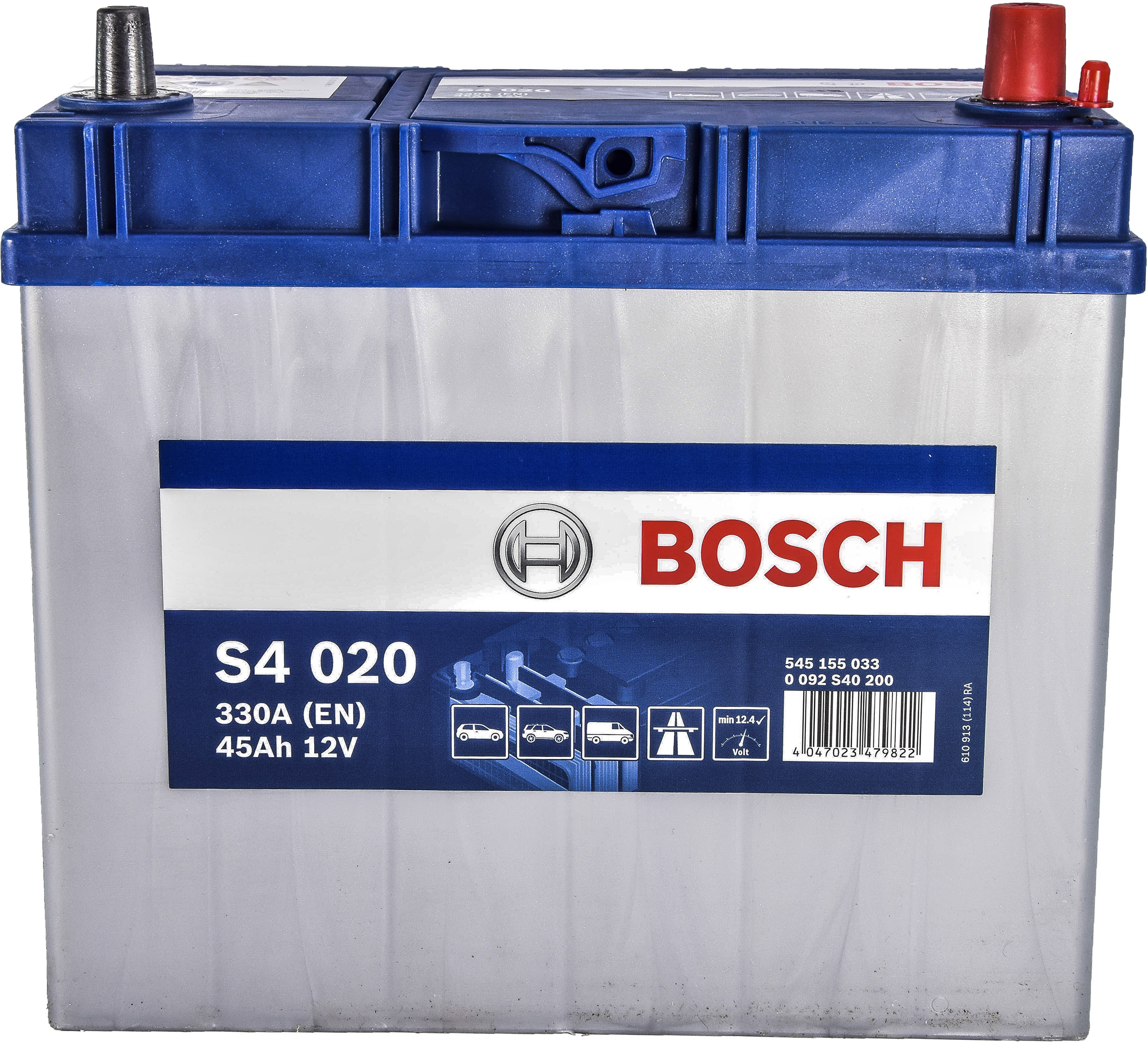 

Аккумулятор Bosch 6 CT-45-R S4 Silver 0092S40200