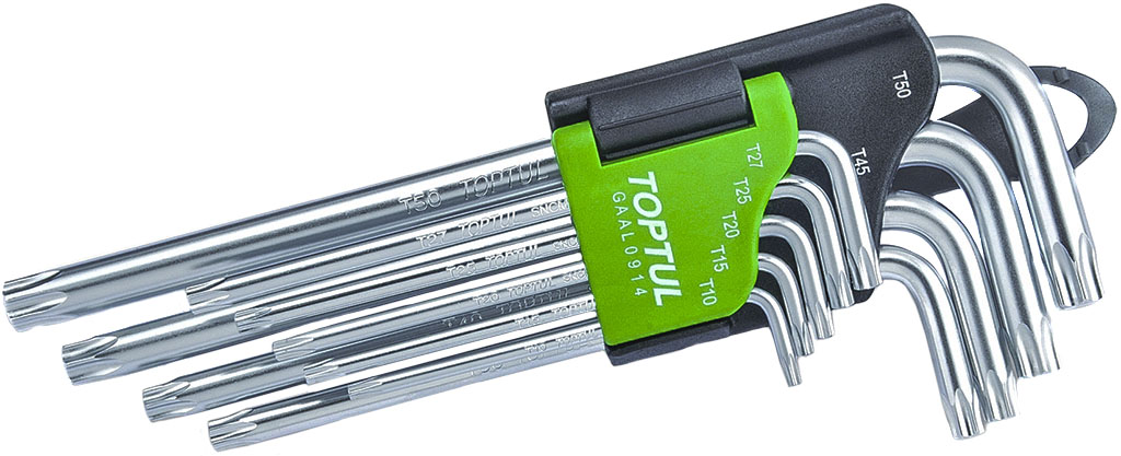 

Набор ключей TORX Toptul GAAL0914 T10-T50 9 шт