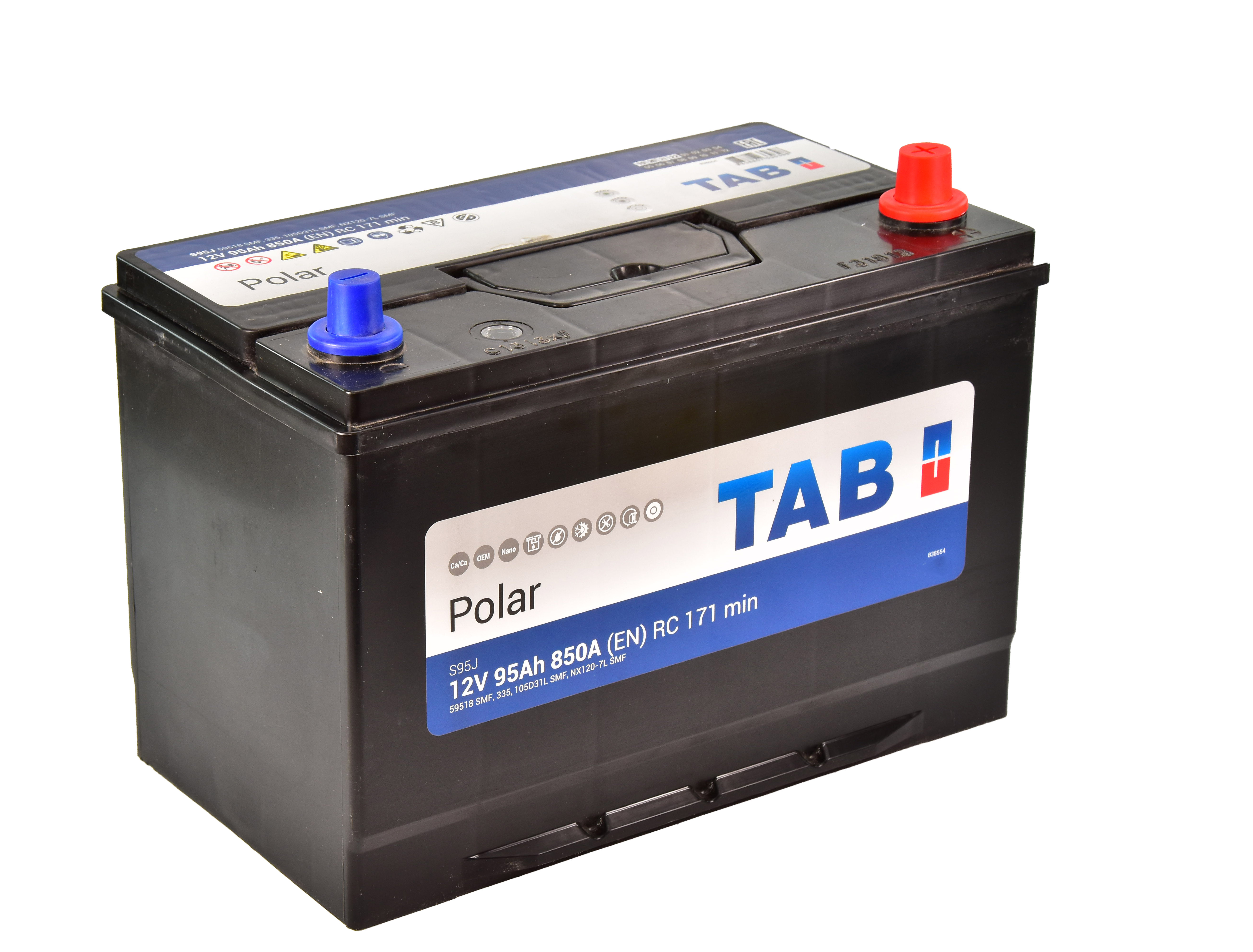 

Аккумулятор TAB 6 CT-95-R Polar S JIS 246895