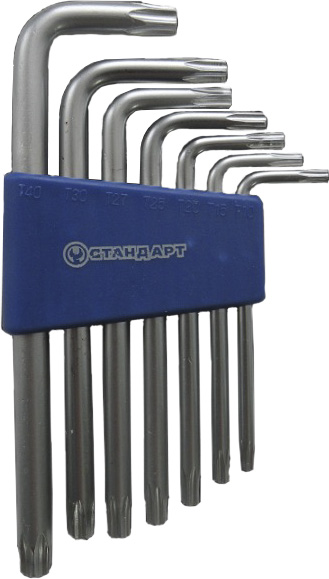 

Набор ключей TORX Стандарт TKS0701 T10-T40 7 шт