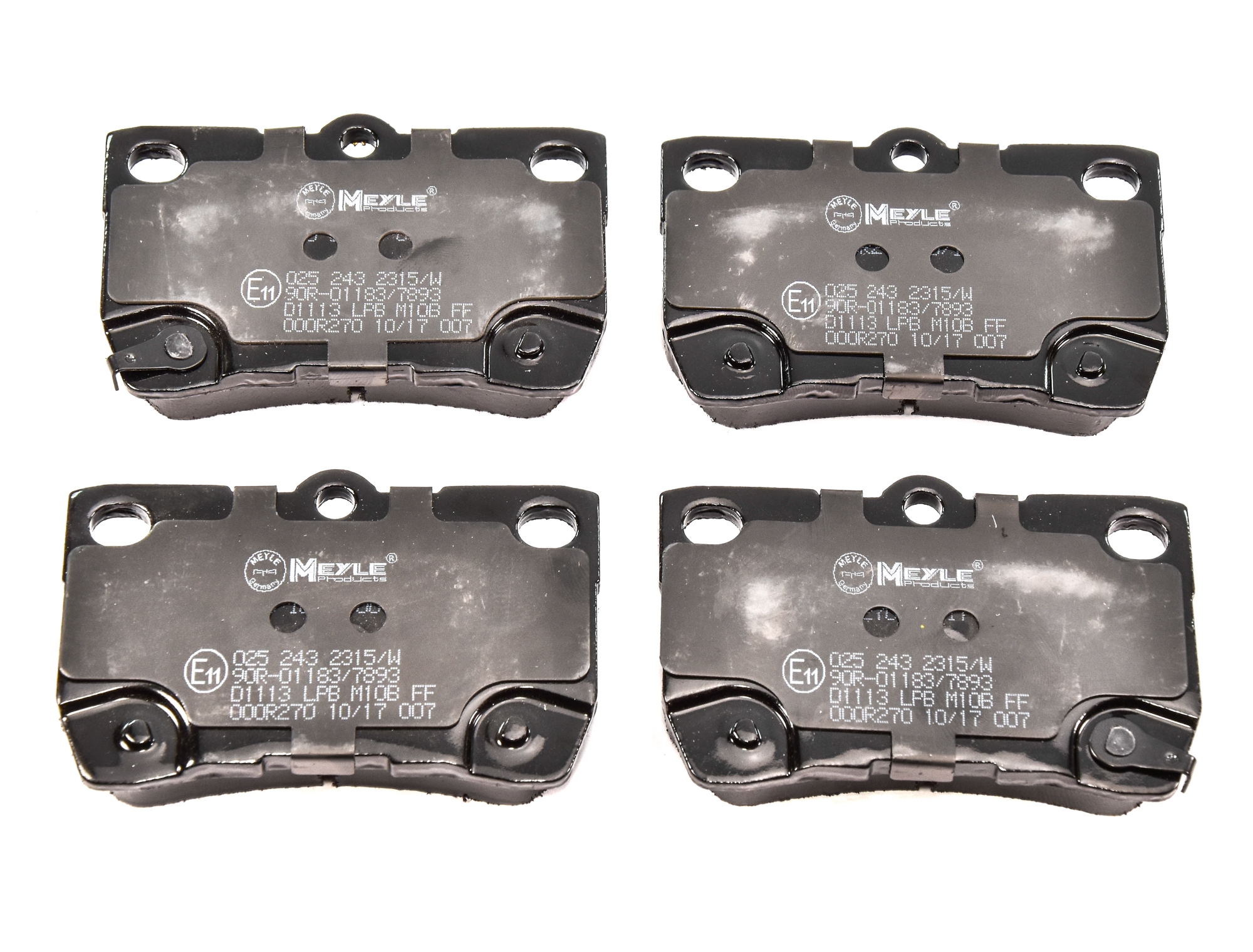 

Meyle 0252432315W Тормозные колодки