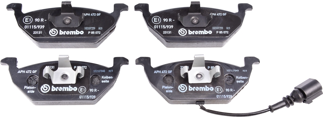 

Brembo P85072 Тормозные колодки