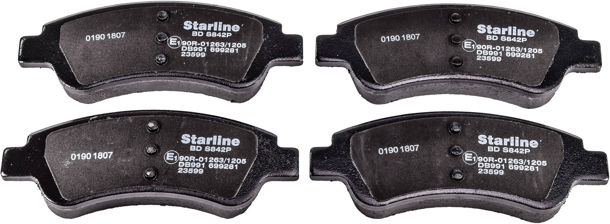 

Starline BDS842P Тормозные колодки
