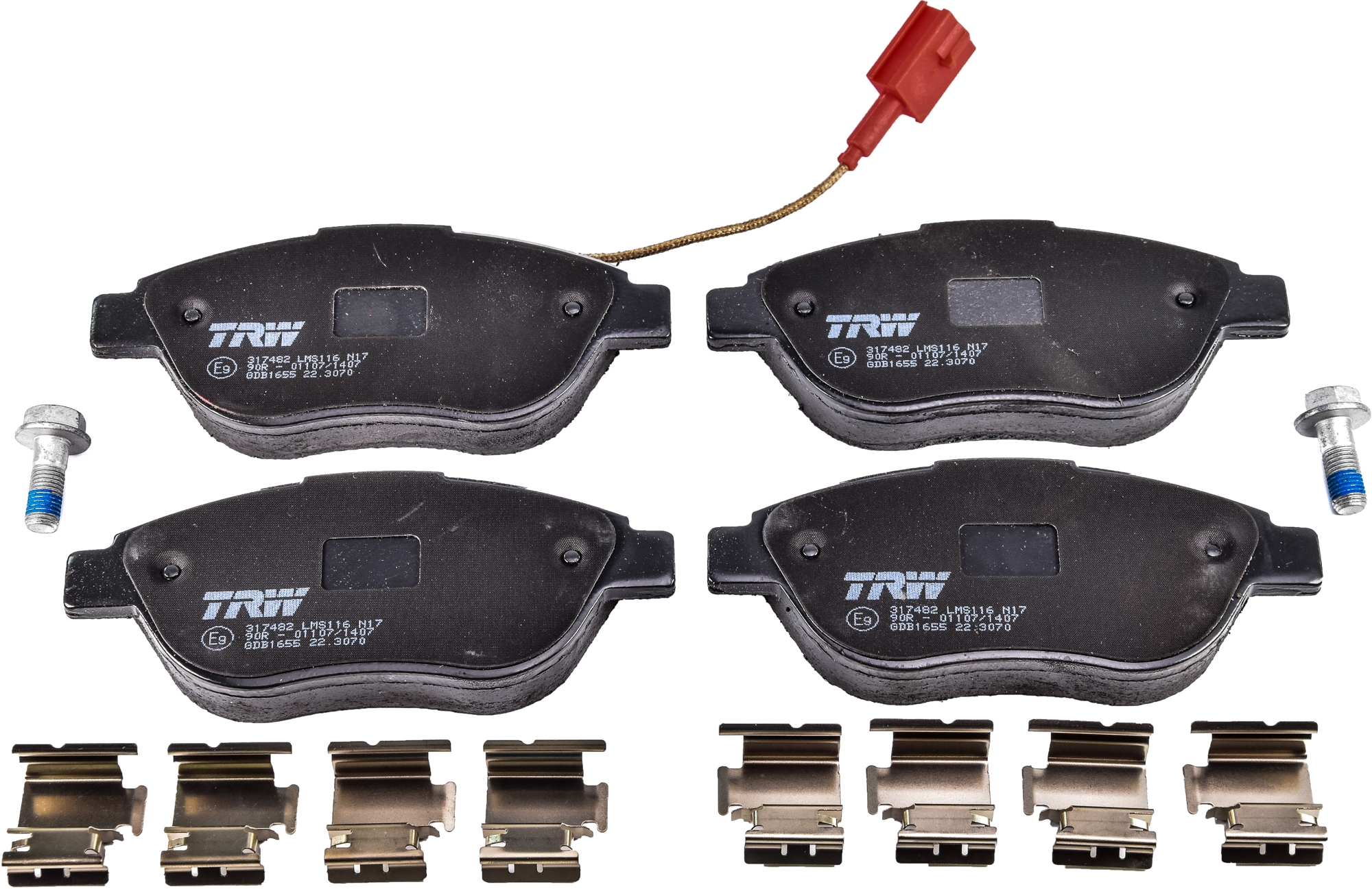 

TRW GDB1655 Тормозные колодки