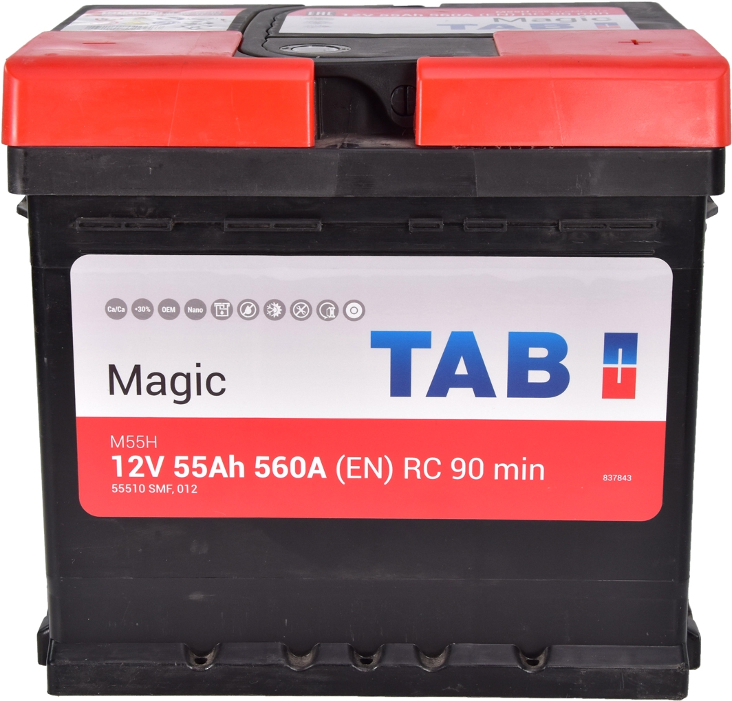 

Аккумулятор TAB 6 CT-55-R Magic 189058
