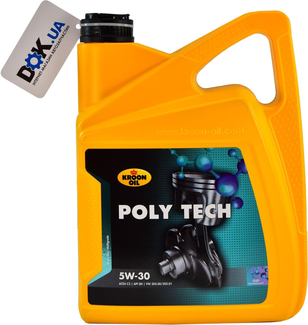 

Моторное масло Kroon Oil Poly Tech 5W-30 синтетическое 35467