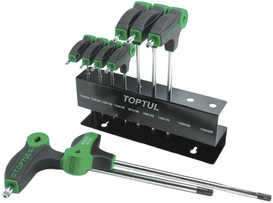 

Набор ключей TORX Toptul GAAX0901 T10-T50 9 шт