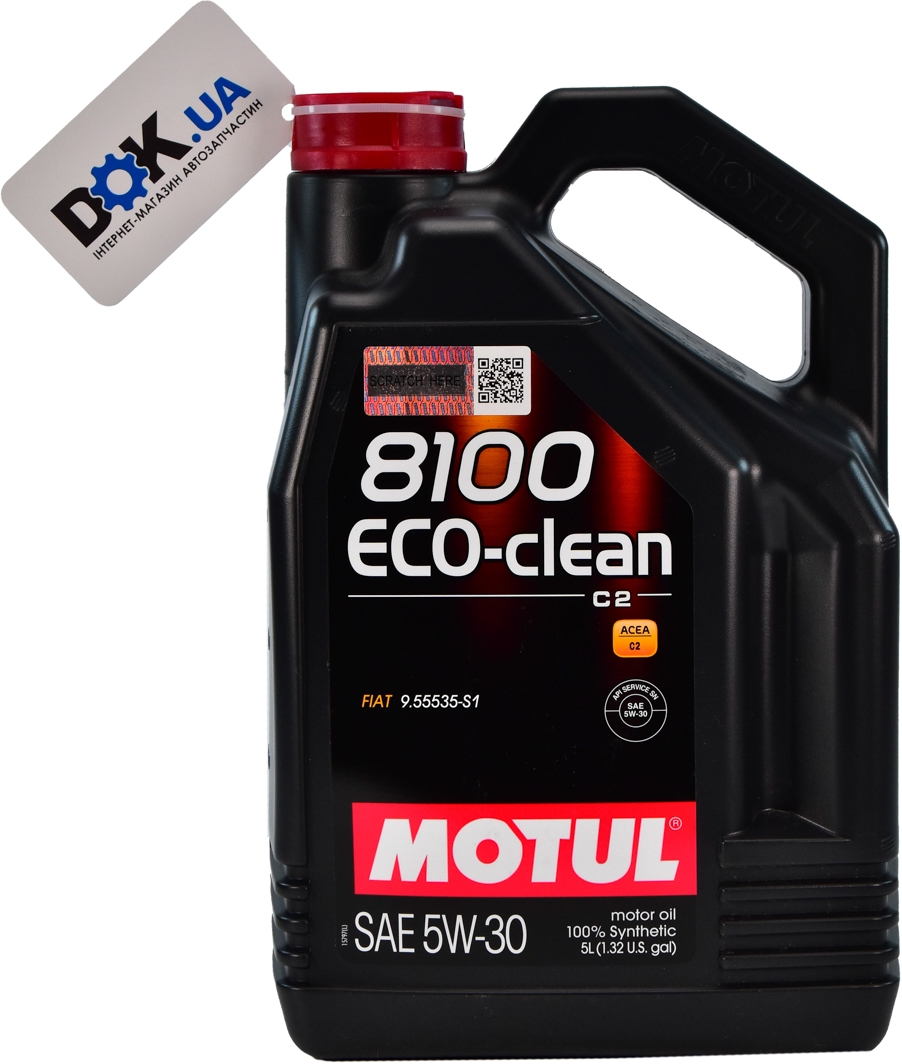 

Моторное масло Motul 8100 Eco-Clean 5W-30 синтетическое 841551