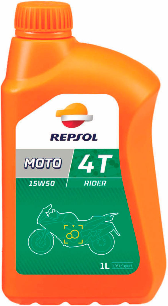 

Моторное масло 4T Repsol Moto Rider 15W-50 минеральное RP165M51