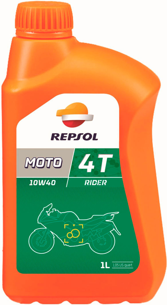 

Моторное масло 4T Repsol Moto Rider 10W-40 минеральное RP165N51