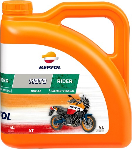 

Моторное масло 4T Repsol Moto Rider 10W-40 минеральное RP165N54