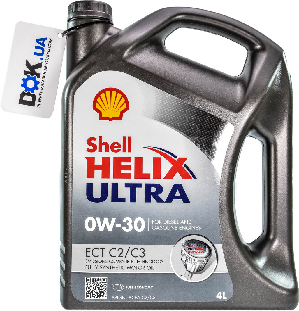 

Моторное масло Shell Helix Ultra ECT С2/С3 0W-30 синтетическое 550042353