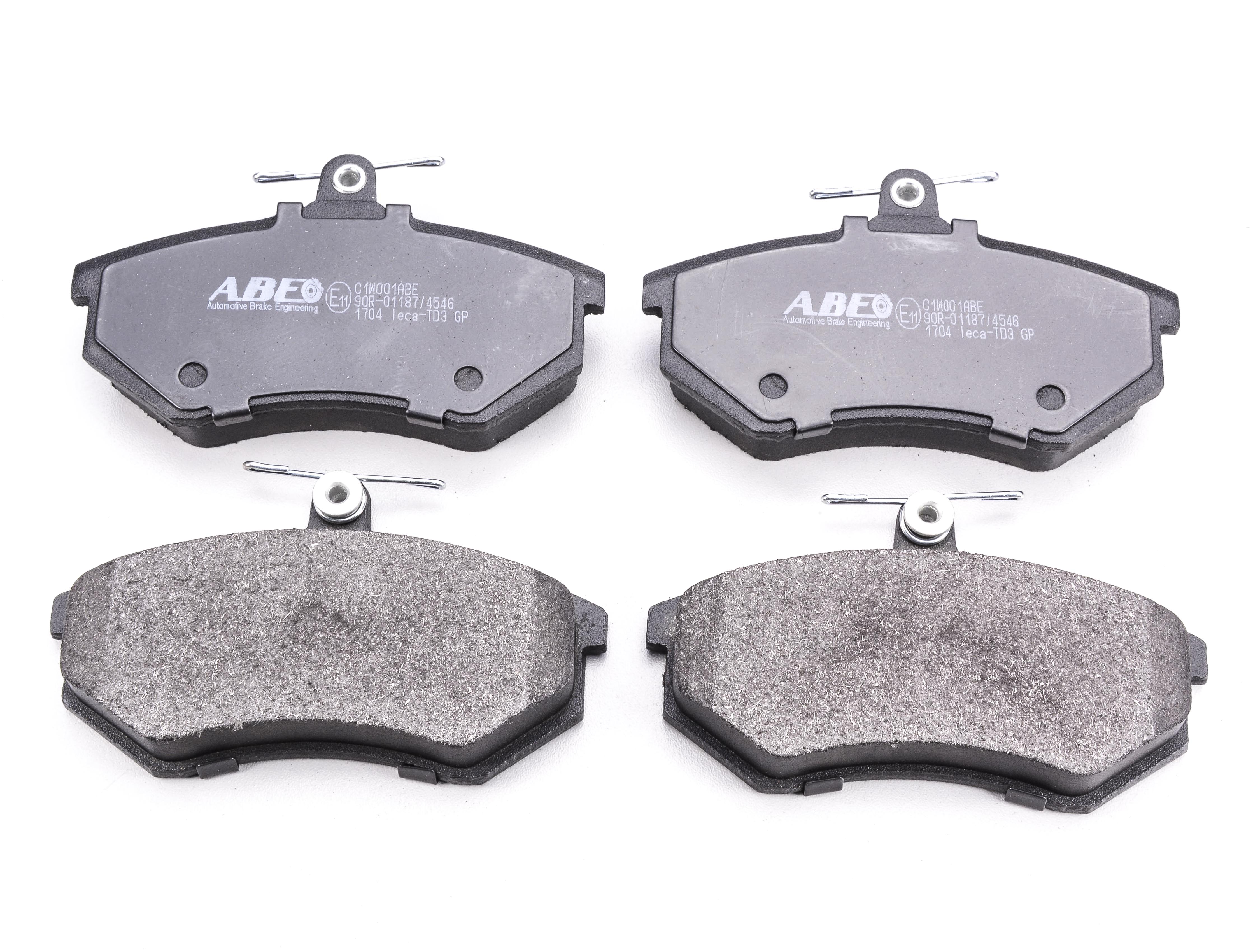 

Abe C1W001ABE Тормозные колодки