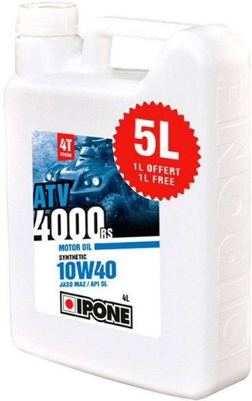 

Моторное масло 4T Ipone ATV 4000 RS 10W-40 полусинтетическое 800478
