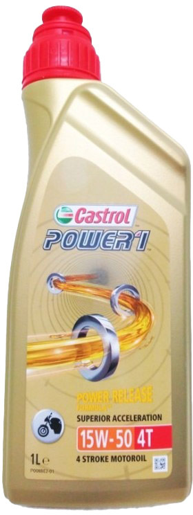

Моторное масло 4T Castrol Power 1 15W-50 полусинтетическое POWER115W501L