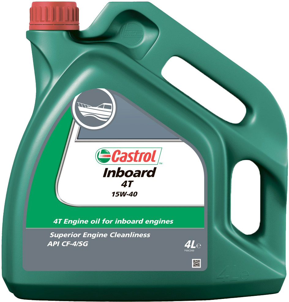 

Моторное масло 4T Castrol Inboard 15W-40 минеральное V4INB4T4X4L