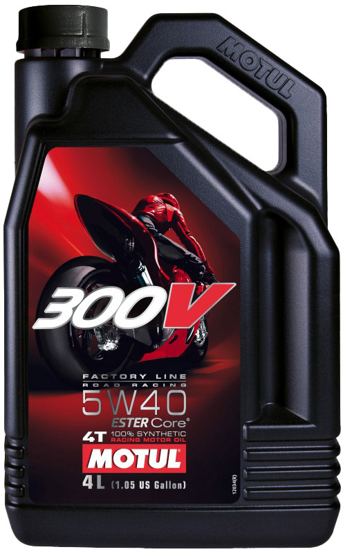 

Моторное масло 4T Motul 300V Factory Line Road Racing 5W-40 синтетическое 836041
