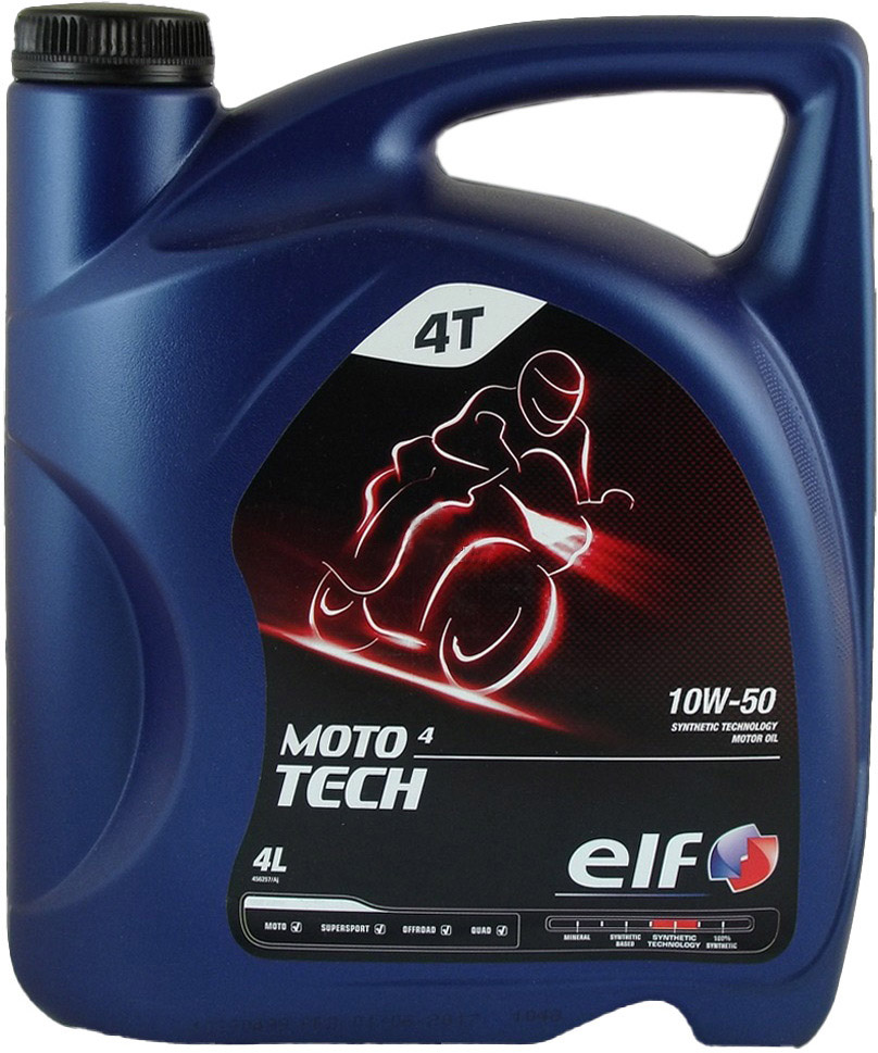 

Моторное масло 4T Elf Moto Tech 10W-50 полусинтетическое 194957