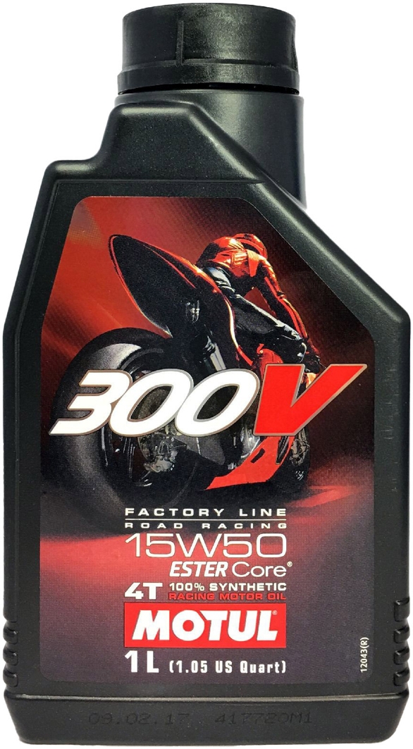 

Моторное масло 4T Motul 300V Factory Line Road Racing 15W-50 синтетическое 836211