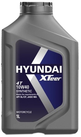 

Моторное масло 4T Hyundai XTeer 10W-40 синтетическое 1011005