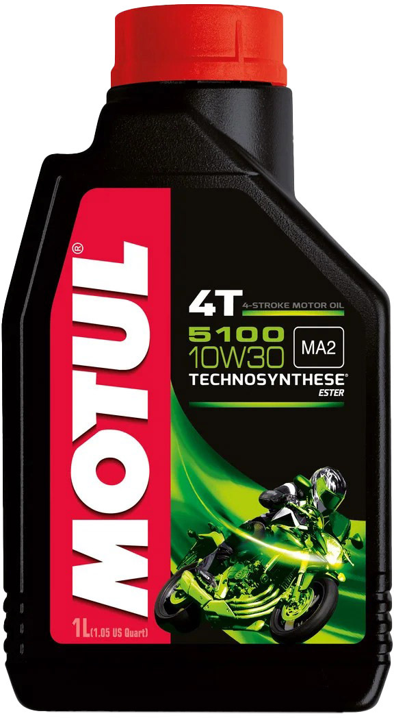 

Моторное масло 4T Motul 5100 10W-30 полусинтетическое 836641