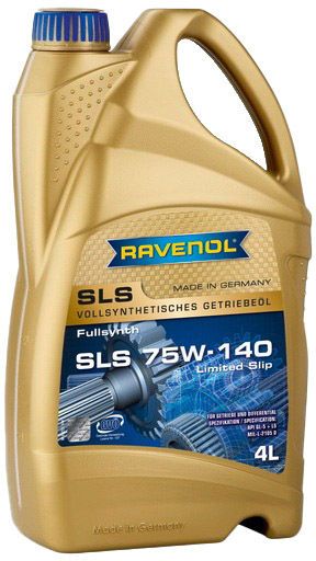 

Трансмиссионное масло Ravenol SLS GL-5 LS 75W-140 синтетическое 1221110004