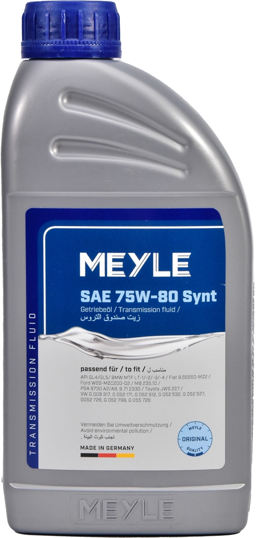

Трансмиссионное масло Meyle GL-4 / 5 75W / 80W синтетическое 0140193300