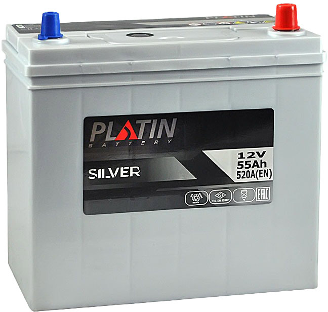 

Аккумулятор Platin 6 CT-55-R Silver APLJIS6550520