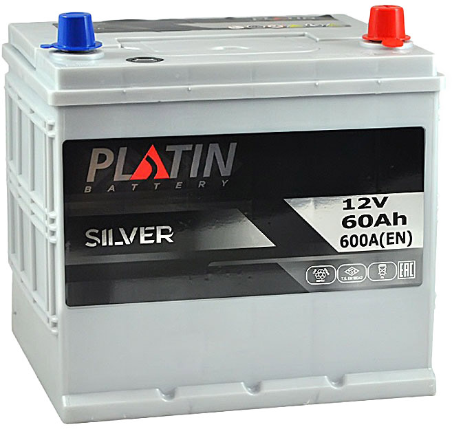 

Аккумулятор Platin 6 CT-60-R Silver APLJIS6600600