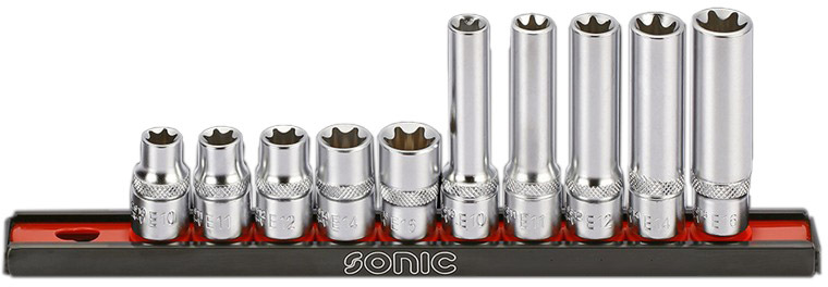 

Набор торцевых головок Sonic 201002 10 шт.