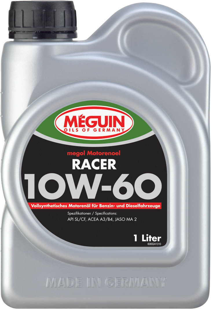 

Моторное масло Meguin Racer 10W-60 синтетическое 6524