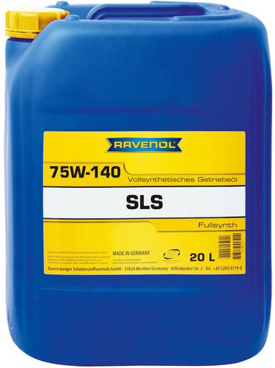 

Трансмиссионное масло Ravenol SLS GL-5 LS 75W-140 синтетическое 1221110020