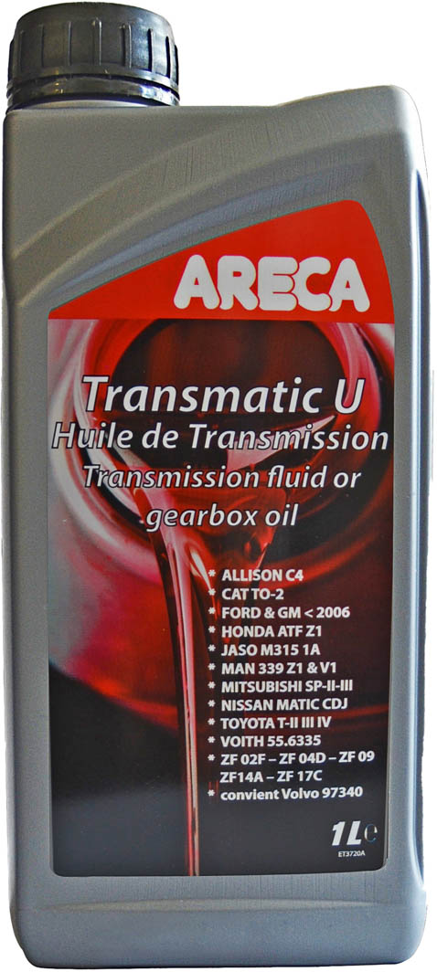 

Трансмиссионное масло Areca Transmatic U синтетическое 112C000100