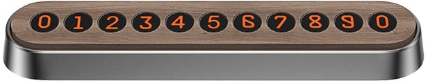 

Автовизитка Baseus Wood Texture Temporary SUXUN-YM0G