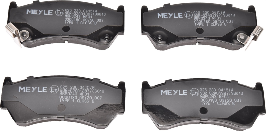 

Meyle 0252300415W Тормозные колодки