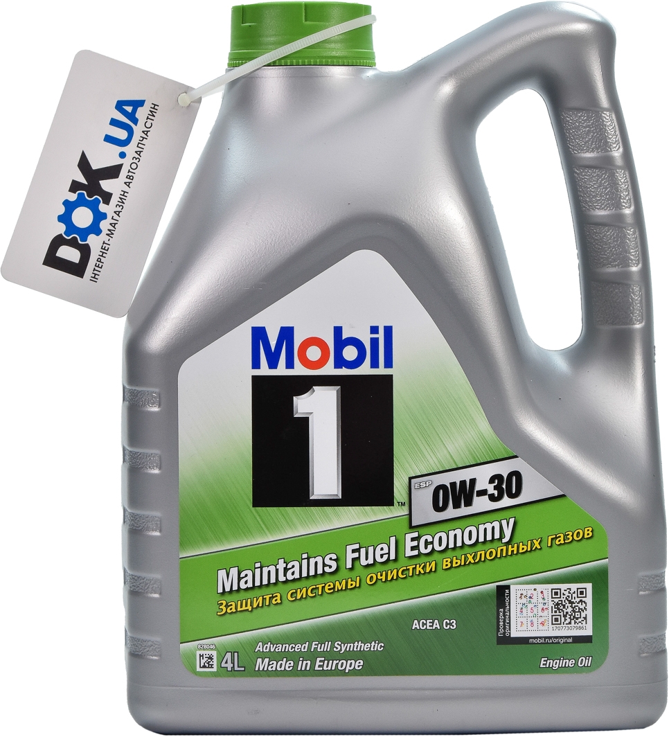 

Моторное масло Mobil 1 ESP 0W-30 синтетическое 153754