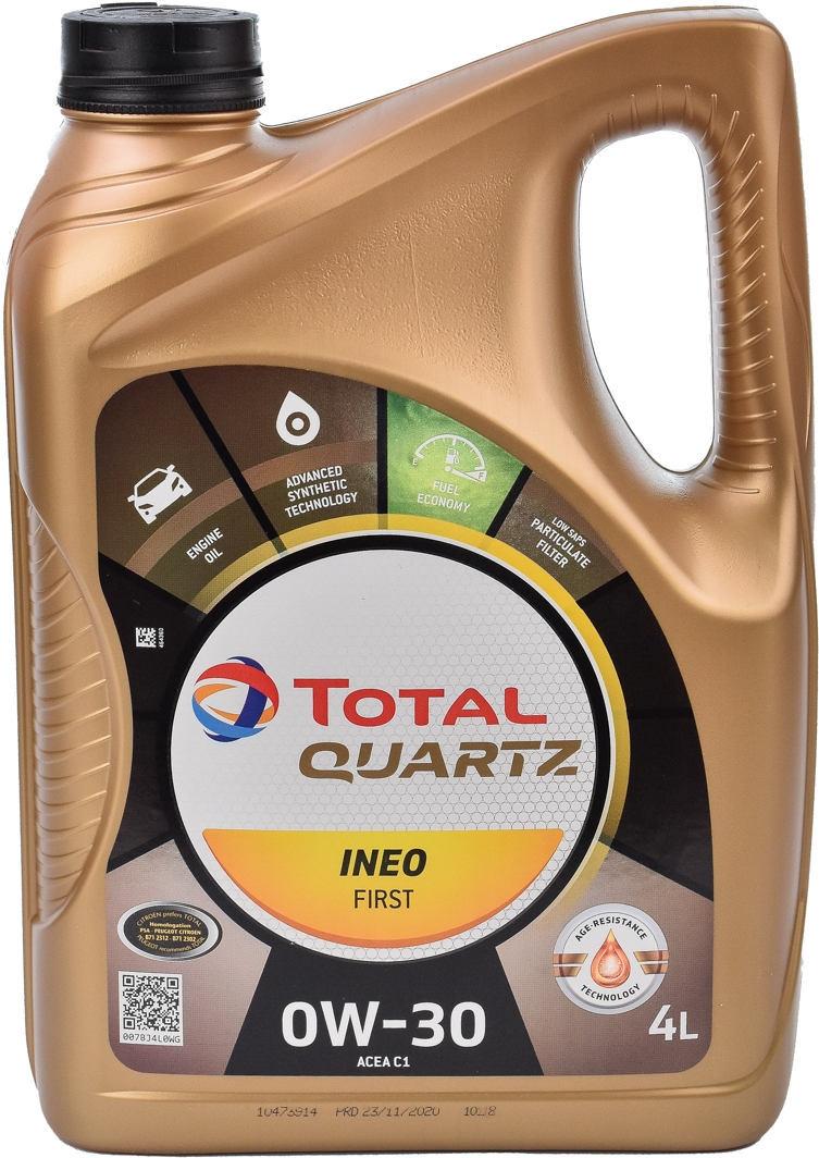 

Моторное масло Total Quartz Ineo First 0W-30 синтетическое 213834