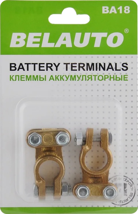 

Клеммы АКБ Euro Type 1 BELAUTO BA18