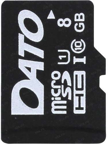 

Карта памяти Dato microSDHC 8 ГБ DTTF008GUIC10