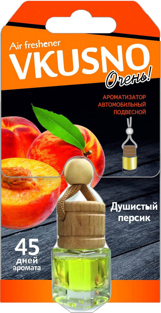 

Ароматизатор Freshco Vkusno "Душистый персик" 50 г AR1VB003