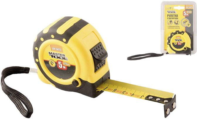 

Рулетка MasterTool 64-5025 5 м