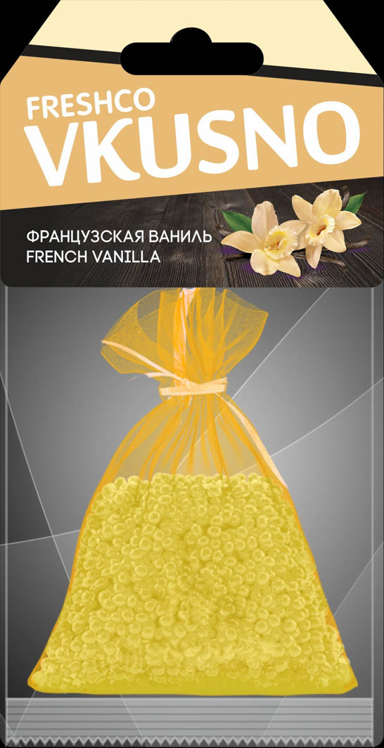 

Ароматизатор Freshco Vkusno Vanilla 30 г AR1VM001