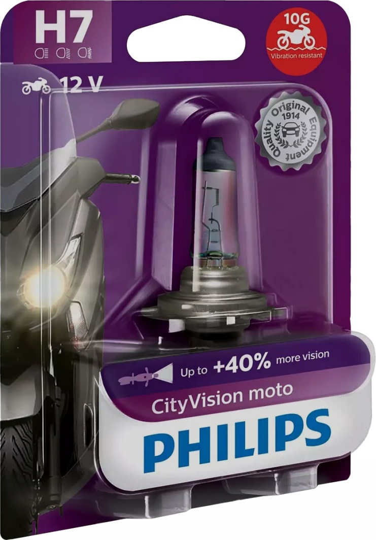 

Автолампа Philips 12972CTVBW H7 PX26d 55 W прозрачная