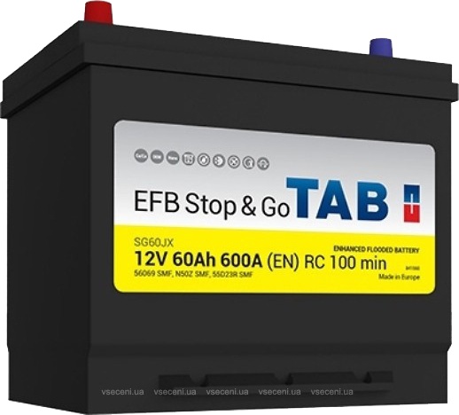 

Аккумулятор TAB 6 CT-60-L EFB 212760