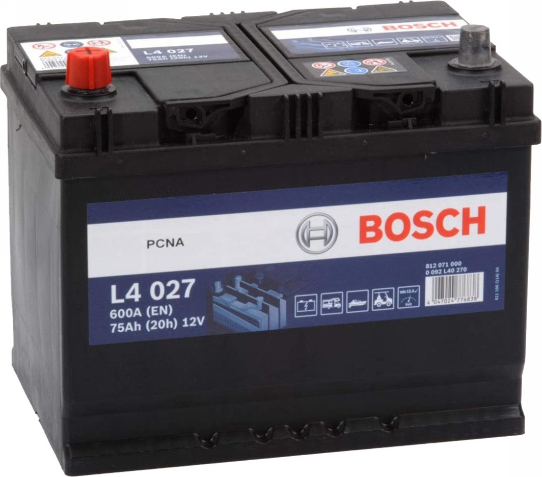

Аккумулятор Bosch 6 CT-75-L L4 0092L40270