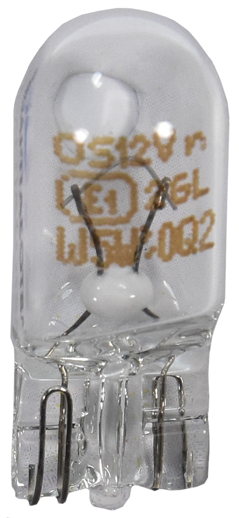 

Автолампа Osram 2825 Original W5W W2,1x9,5d 5 W прозрачная